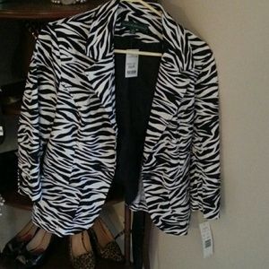 Zebra print blazer! !!