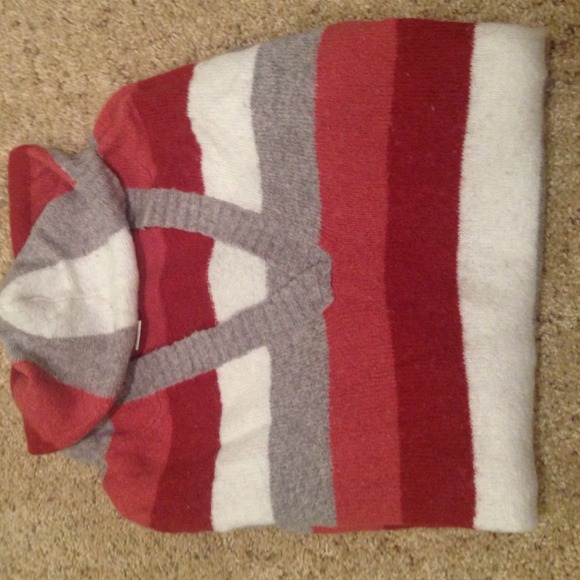 A fall/winter striped sweater