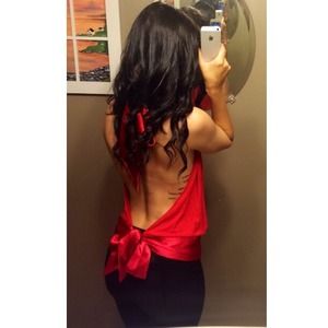 ⚠️ON HOLD⚠️Red Backless Party Top