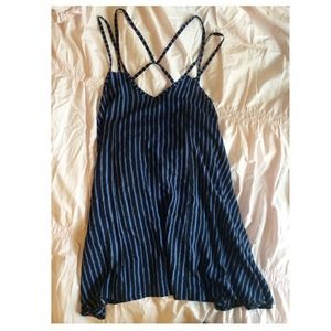 NWT LF stripe flowy dress