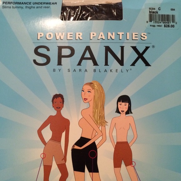 NWT Spanx power Panty Shape Wear Size C Black