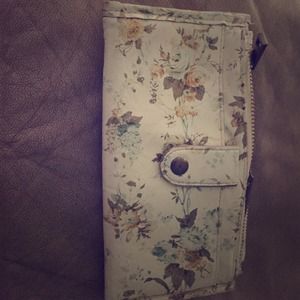 Floral urban outfitters wallet