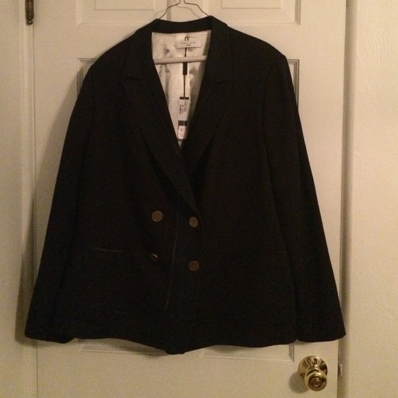 Navy blue tahari women's blazer size 24