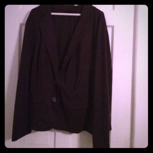 Lane bryant dark purple blazer. Plus size. 3x
