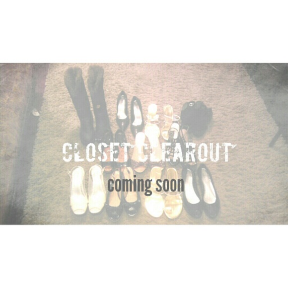 Closet clearout coming soon