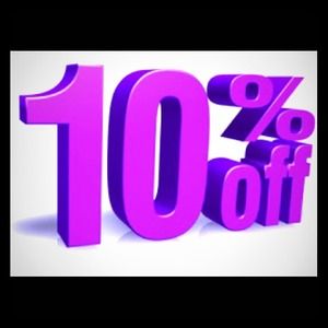 10% off today!!! All items in my closet!!!
