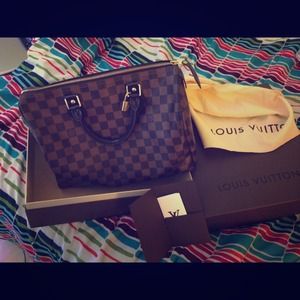 Louis Vuitton Speedy 30 Damier Ebene