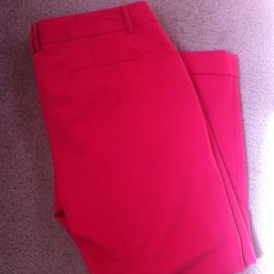 NWOT Express Coral Editor Cuff Pants Size 12 R