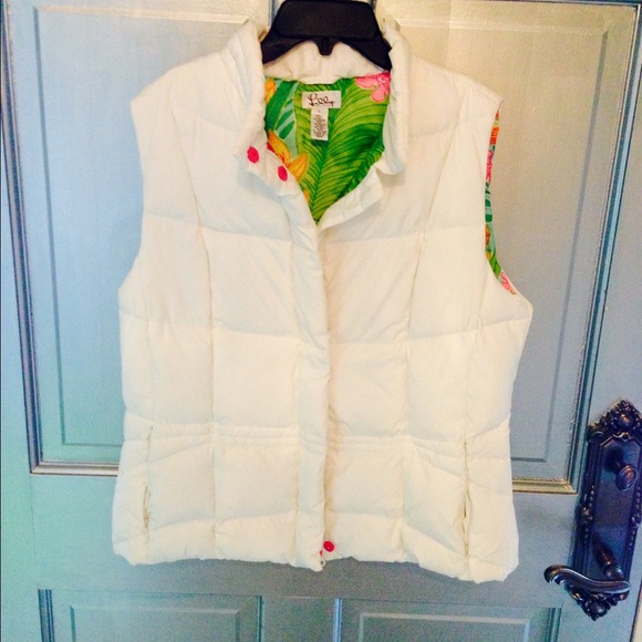Down Vest Off White
