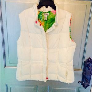 Down Vest Off White