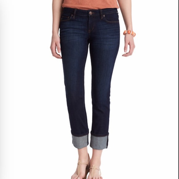 NWT LOFT Modern Straight Denim Jean