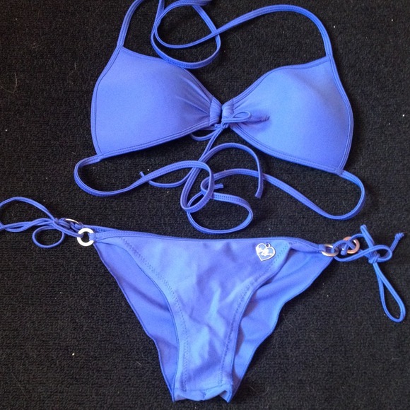 Body glove bikini with ruched bottoms