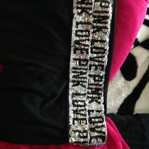 Victoria Secret Leggings Sequin Bling love pink VS
