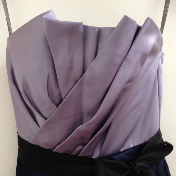 Vera Wang Short Draped Dress - Picture 3 of 8