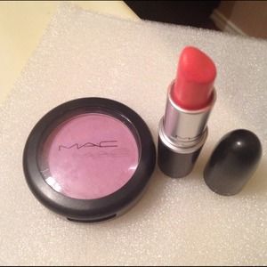 Authentic MAC Blush and Lipstick