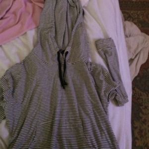 Forever 21 striped hoodie