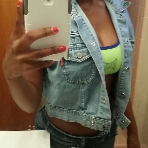 Denim vest