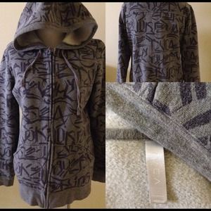 RVCA All Over Print Hooded Zip Up