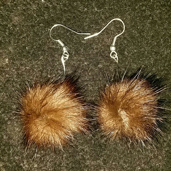 Fuzzy earrings
