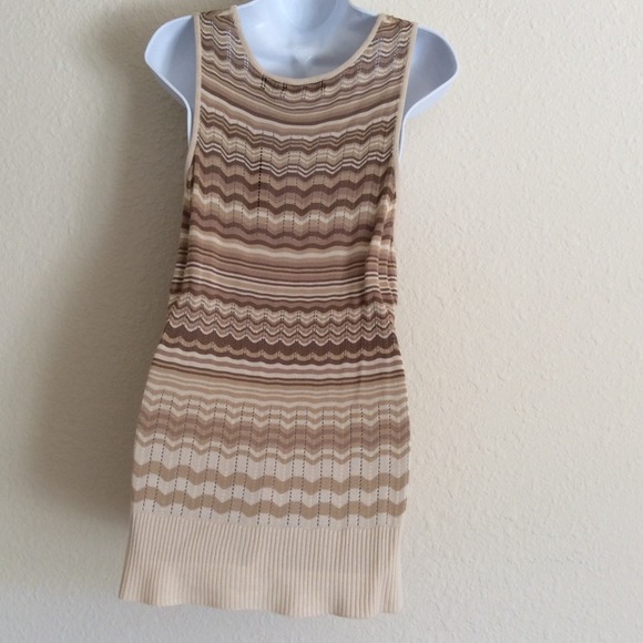 Verve Striped beige tones sweater - Picture 2 of 4