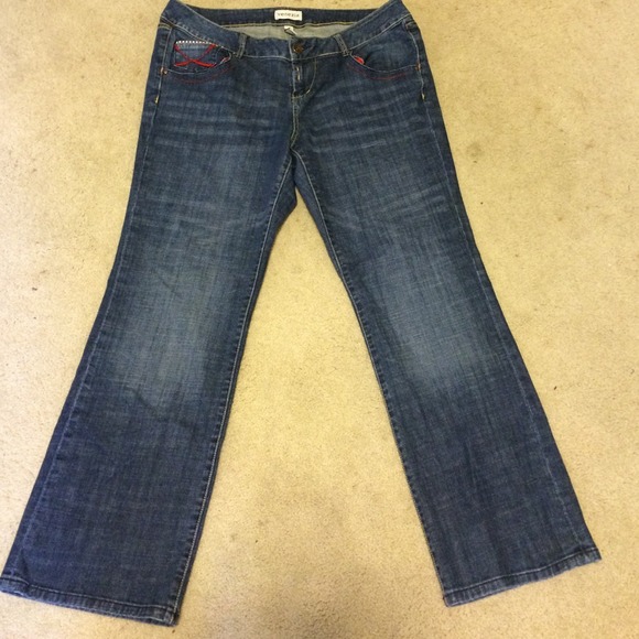 Venezia / Lane Bryant size 18 boot cut jeans.