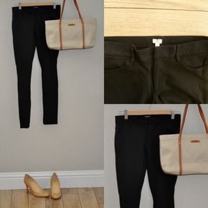 J. Crew black stretch legging pant