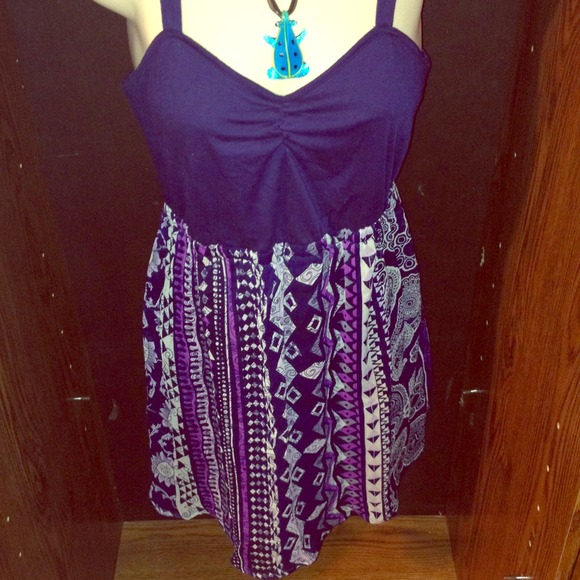 Short blue dress/shirt