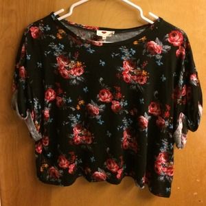 Floral crop top