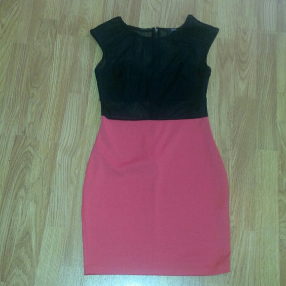 Color block mesh dress - Picture 1 of 3