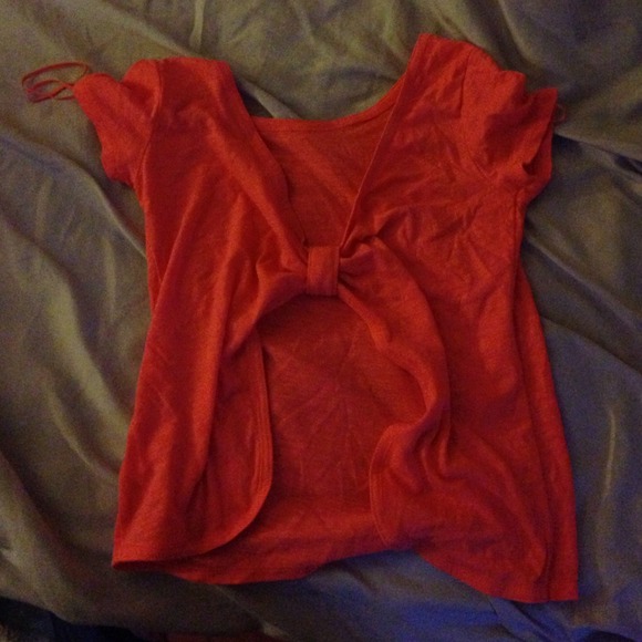 Coral crop top!