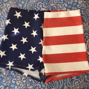 Spandex American Flag shorts
