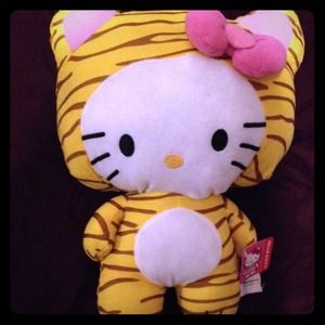 RARE 13 x 10 Tiger Hello Kitty Plush with Tags!