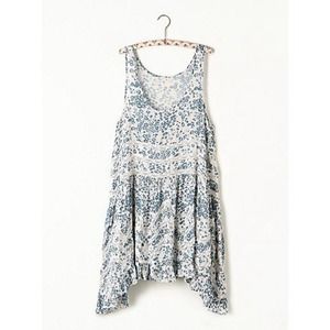 Free People Voile and Lace Trapeze Slip Dress