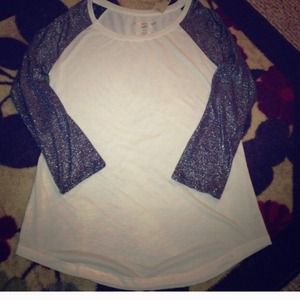American eagle 3/4 sleeve shirt