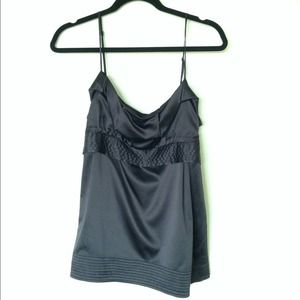 🎉🎉HP🎉🎉 BCBG Black Strappy Tie Waist Top