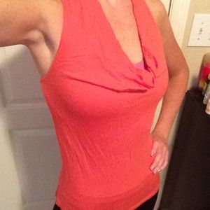 Charlotte Russe coral shirt