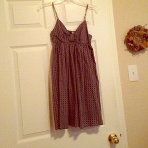 Grey LEI Bow Dress