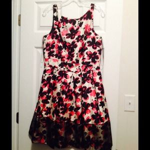 Fit and Flare Floral Dress