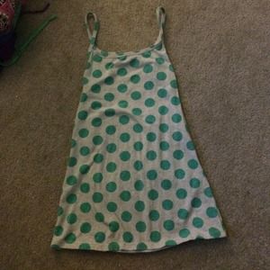polka dotted tank
