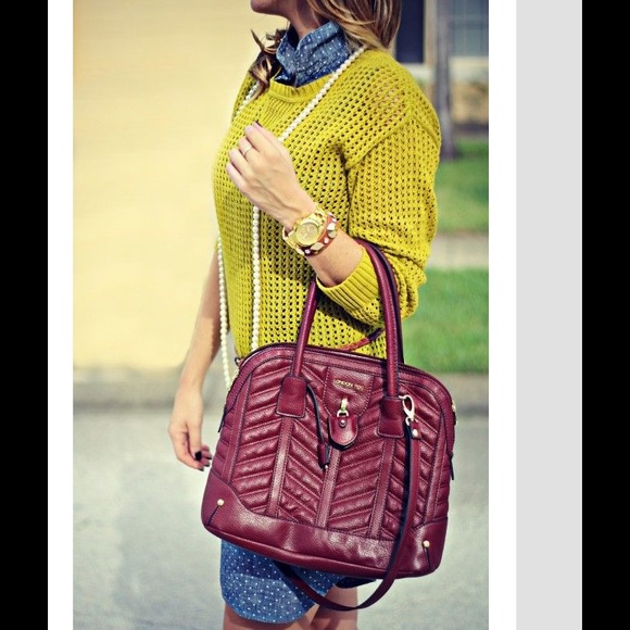 Sold!!! London fog burgundy bag