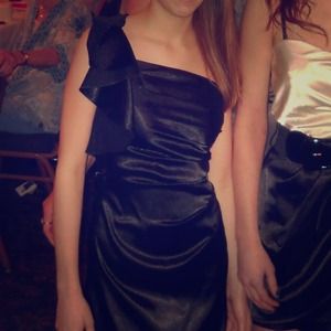 Hailey Logan black dress