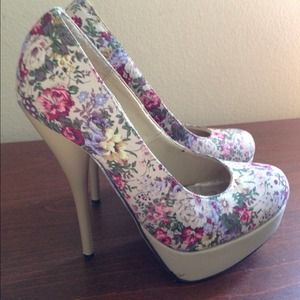 Casual Taupe Multi Heels