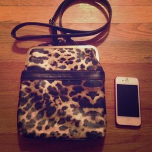 Leopard Print Crossbody bag