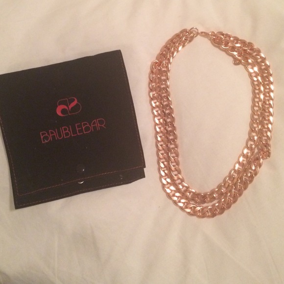 Bauble Bar double chain necklace