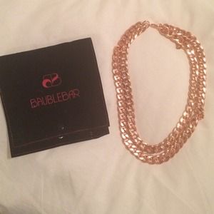 Bauble Bar double chain necklace