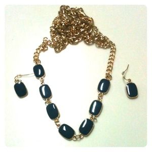 Necklace and matching earrings