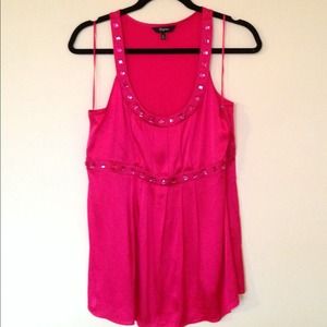 Express Hot Pink Sleeveless Top