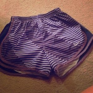 New Nike shorts purple and teal