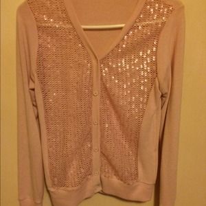 Bermuda pink buttoned cardigan from poof
