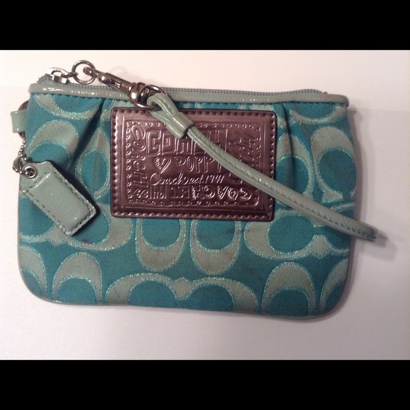 Blue Wristlet